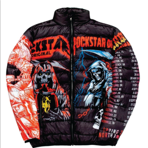 Veste matelassée unisexe de haute qualité, promotionnelle, imperméable, coupe-vent, respirante, broderie, col rond, fermeture éclair, streetwear - Product Image 3