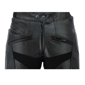 Pantalones de moto de cuero genuino personalizados de alta calidad Ropa deportiva de último diseño para jinetes de talla grande Pantalones de cuero de moto - Product Image 5