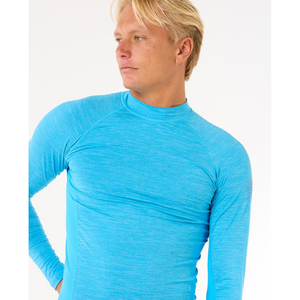 T-shirt de sport à manches longues pour homme, col rond, coupe ajustée, vêtements d'entraînement, t-shirt à manches longues, rashguard de sport - Product Image 4