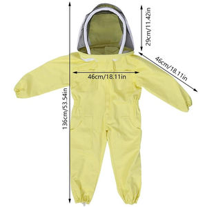 Combinaison d'apiculture professionnelle pour hommes, respirante, personnalisée, avec plusieurs couches de vêtements en maille - Product Image 5