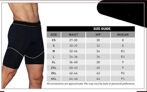 Meilleure vente de pantalons de compression de gym pour hommes de style rue longueur au genou Spandex Short de fitness solide arrivée par sublimation personnalisée - Product Image 6
