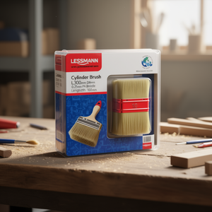 Cylinder <b>Brush</b> L.300mm D.8mm 0.25mm PA Bristle Length 100mm 10-Pack LESSMANN - Product Image 3