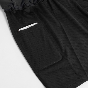 Shorts légers pour hommes avec cordon de serrage, coupe décontractée, vêtements d'été décontractés, poches fonctionnelles, marque privée OEM, fournis par l'usine - Product Image 4