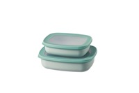 Ensemble de 3 boîtes de rangement pour aliments à bento portable pour micro-ondes et congélateur avec couvercle