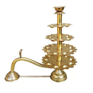 High Quality and Best Design Brass Deepak for Puja and <b>Temple</b> Decoration and <b>Home</b> <b>Temple</b> Use From India - Product Image 4