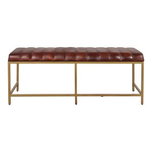 Băng ghế trong nhà đơn giản <span class=keywords><strong>sheeran</strong></span> làm bằng khung nhôm và ghế da tổng hợp vớ<span class=keywords><strong>i</strong></span> kết thúc bằng vàng óc chó. - Product Image 5