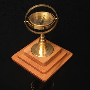 Brújula Náutica de Latón Estilo Antiguo, Instrumento de Dirección para Marineros, Decoración de Cabina de Navegación, Marítimo - Product Image 6