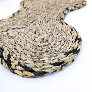 Tapis en forme de jacinthe d'eau Tapis décoratifs Fabriqué au Vietnam Matériau écologique pour la décoration de la maison Vente en gros - Product Image 4