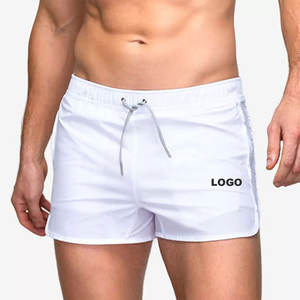 Shorts de sport pour hommes d'été, solides, pour la course à pied et l'entraînement, séchage rapide, respirants, 100% polyester à bas prix - Product Image 5