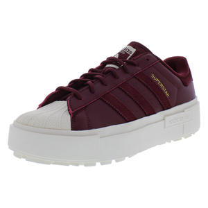 Chaussures Adidas Superstar Bonega X pour femmes, couleur : rouge ombre/rouge ombre/vert menthe pulsé, 100% authentiques - Product Image 1