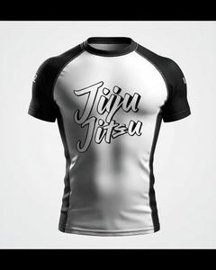 Hombres manga corta compresión MMA BJJ entrenamiento de lucha libre Rash Guard Fight Club camiseta boxeo jiu jitsu kimono - Product Image 6