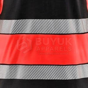 Camiseta de Seguridad de Manga Corta de Alta Visibilidad, 100% Poliéster, Corte Regular, Transpirable, Reflectante, con Paquete de Respirador para Trabajo en Carretera - Product Image 6