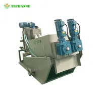 Séparateur de liquide solide Presse à vis de déshydratation des boues d'égout Presse à vis à volute Déshydrateur Équipement Machine de déshydratation des boues