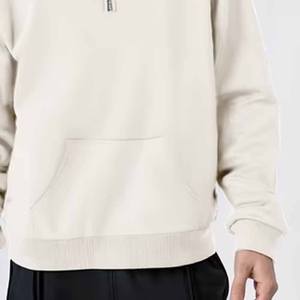 Sudadera con capucha de gran tamaño para hombre de lujo de 450gsm, 100% de algodón, forro polar, diseño sólido, ropa de calle, estilo de moda - Product Image 6