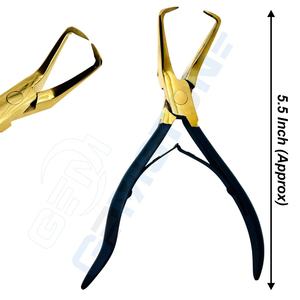 Kit d'outils professionnels pour extensions de cheveux à micro-anneaux – Pince à 2 trous pour fermer et ouvrir les anneaux, crochet de tirage, pinces de sectionnement et aiguilles - Product Image 4