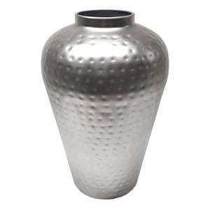 Florero de aluminio decorativo interior para piso, sala de estar, dormitorio, jarrón de exhibición, maceta hecha a mano, maceta de piso grande - Product Image 2