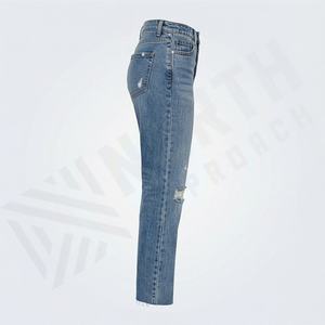 Pantalons sexy pour femmes, jeans pour femmes, tissu denim, skinny, pantalons sexy pour femmes, style personnalisé, couleur, bouton de jambe, jeans à braguette - Product Image 3