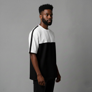 Camiseta de Hombre Estilo Hip Hop, Tendencia 2026, Tejido Jersey Grueso de 280 g/m², Corte Holgado, Algodón/Poliéster, Ecológica, con Logotipo Personalizado Impreso en DTF - Product Image 3