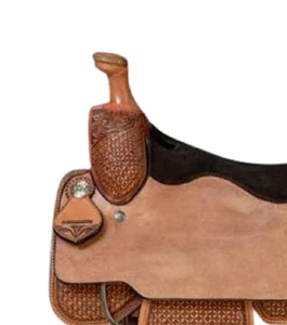 อานม้าตะวันตกหนังแท้คุณภาพพรีเมี่ยมสำหรับการขี่ม้าและแข่งกระบอก - Product Image 5