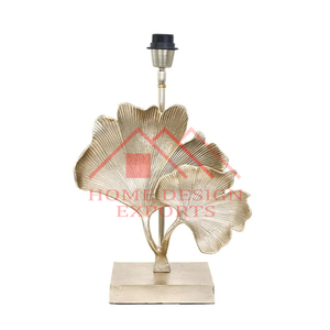 Lampe de table feuille de ginkgo en aluminium pour la maison et les décorations de table Lampe de table moderne en aluminium pour le bureau et la maison - Product Image 2