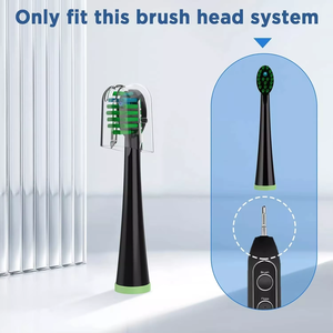 Advanced Nylon Brush <b>Head</b> Replacement for Deep Clean Electric <b>Toothbrushes</b> Compatible with Hotel & Household Use - Product Image 4