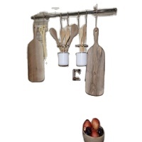 Moroccansoul Assiette en bois de luxe durable, sculptée à la main, pour usage domestique et extérieur, alimentation manuelle, garantie 1 an