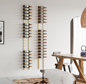 Soporte para vino con figura de dama azul artística. Arte chic. Porta Botellas de Vino de Metal Disponible a Precio de Mayoreo. - Product Image 6