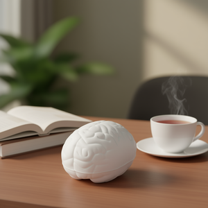 Jouet promotionnel mignon en plastique souple en forme de cerveau anti-stress Barrie - Product Image 3