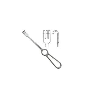 Retractor Volkmann Afilado de 3 Puntas, 22 cm, Acero Inoxidable, Instrumentos Quirúrgicos Manuales Reutilizables, Envío Mundial - Product Image 1
