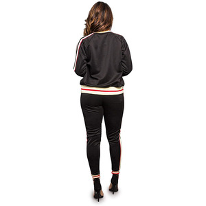 ชุดวอร์มเข้ารูปแบบกำหนดเองสำหรับผู้หญิงชุดวิ่งจ๊อกกิ้งแบบมีซิปแบบลำลองสองชิ้น - Product Image 3