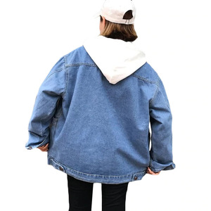 Men's Casual <b>Slim</b> <b>Fit</b> Winter Denim Bomber <b>Jacket</b> with Front Logo Customizable Color & Design Breathable Eco-Friendly - Product Image 2