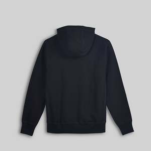Sudadera con Capucha Estilo Streetwear 3008, Lavada con Ácido, Diseño Desgastado, Patrón Sólido, con Tela de Felpa Francesa - Product Image 2
