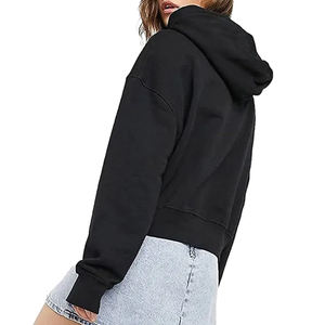 Sudadera Corta de Invierno para Mujer de Alta Calidad con Estampado Personalizado, Diseño con Cremallera, Logotipo Personalizado, Suministro al por Mayor - Product Image 2
