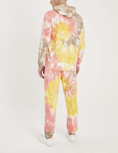 Venta al por mayor transpirable Tie Dye trajes de entrenamiento para hombres adultos Jogger y Sudadera con capucha ropa deportiva chándales para trotar y entrenar - Product Image 2