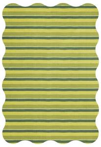 Tapis moderne en laine de pétoncles vert citron touffeté à la main à poils moyens anti-dérapant ensembles de tapis écologiques respectueux des animaux de compagnie pour le salon - Product Image 5