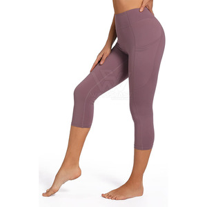 กางเกงโยคะเอวยางยืดของผู้หญิงกางเกงโยคะน้ำหนักเบาสไตล์ใหม่ดีไซน์ตามสั่ง - Product Image 6