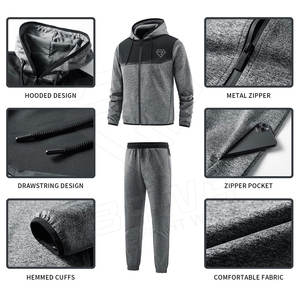 Los últimos chándales de verano para hombre de talla grande de color sólido Servicio OEM Logotipo personalizado de alta calidad informal - Product Image 3