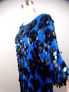 Vestido de fiesta de noche floral negro antiestático con mangas completas Tela de tul Longitud máxima ecológica para eventos - Product Image 6