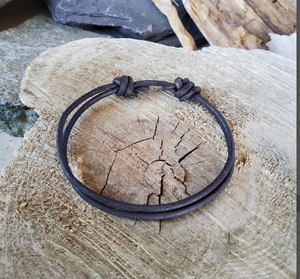 Genuine Leather Cord Bracelet or Anklet Best Selling Rope Bracelet <b>Men</b>, Nautical Rope Bracelet, Surfer Bracelet - Product Image 1