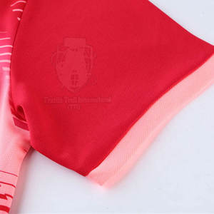 Uniforme de football pour hommes en polyester respirant de grande taille, vente en gros, matériau durable, manches courtes, col rond, personnalisable - Product Image 5