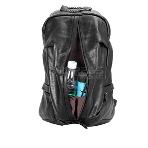 Mochila de piel auténtica hecha a medida de la mejor calidad, bolsos de hombro para niños con forro de lona, precio al por mayor disponible - Product Image 4