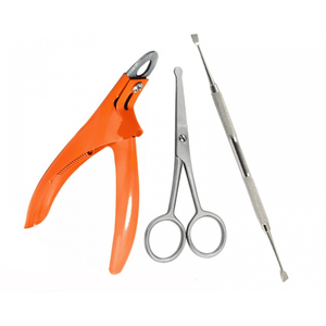 Kit de cuidado y aseo de mascotas con cortador de uñas, tijera y raspador de dientes, amplia variedad de instrumentos veterinarios disponibles - Product Image 1
