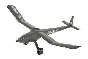 Modèle d'avion planeur en balsa sur le thème de l'US Air Force, décoration de table, modèle d'avion en métal moulé sous pression gris, modèles décoratifs, cadeaux originaux - Product Image 6