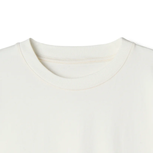 Alta calidad 250 Gsm algodón poliéster lavado ácido liso de gran tamaño gimnasio camiseta para hombres cuello redondo básico en blanco peso pesado de talla grande - Product Image 4