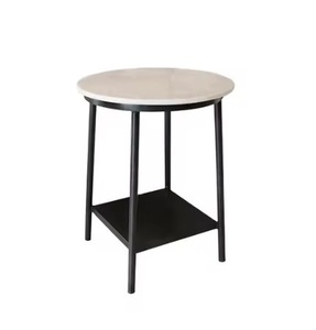 Mesas de metal para decoración de interiores y exteriores, acabado con recubrimiento en polvo resistente a la intemperie, perfecto para cafeterías, patios y entornos de jardín - Product Image 5