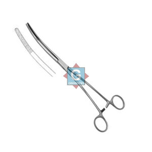 Instrument chirurgical de précision incurvé Bozeman 10'' en acier inoxydable de haute qualité certifié CE pour pansement utérin manuel - Product Image 4