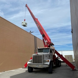 รถเครนไฮดรอลิกประสิทธิภาพสูงพร้อมเกียร์สำหรับงานก่อสร้างยกของหนัก มอเตอร์ไฟฟ้า รับน้ำหนักได้มาก - Product Image 2