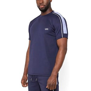 Conjunto de camiseta y pantalón corto para hombre de color personalizado de la mejor calidad, camiseta y pantalones cortos de media manga de gran tamaño fabricados a medida - Product Image 4