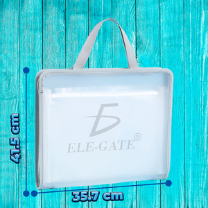 Organizer da Ufficio a Singolo Livello in Plastica Tipo Cartella con 13 Divisori e Chiusura - Product Image 6