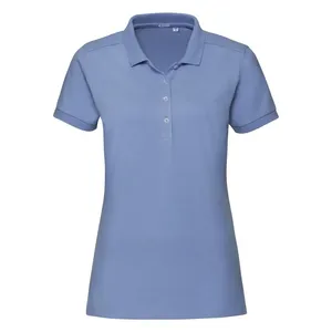 Chemises polo promotionnelles personnalisées pour femmes, en tissu extensible - Product Image 3